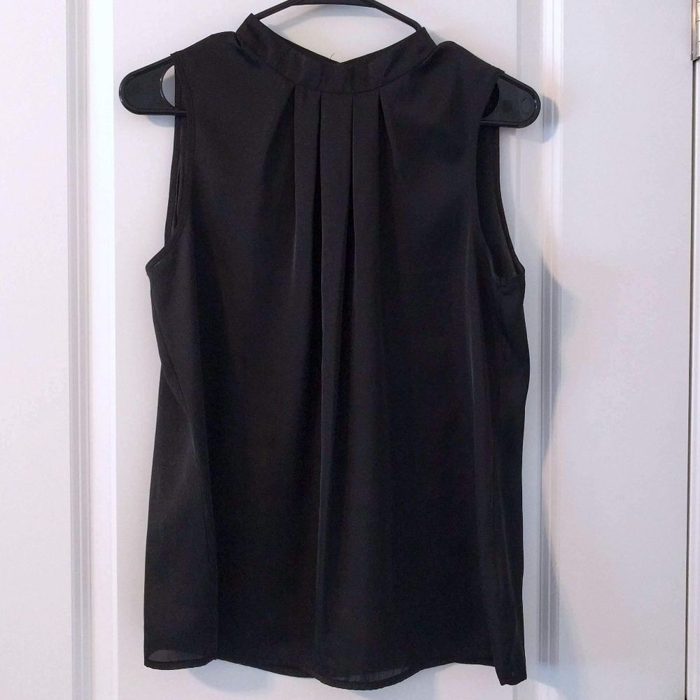 ❤️  Elementz High Neck Dressy Sleeveless Layering Shell Blouse Womens M